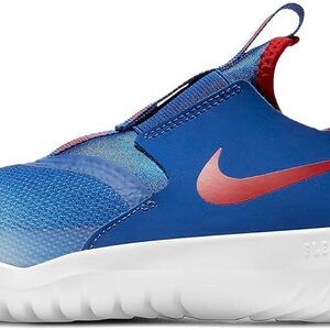 Kids Nike Flex Runner Blue Red Nike Sneakers